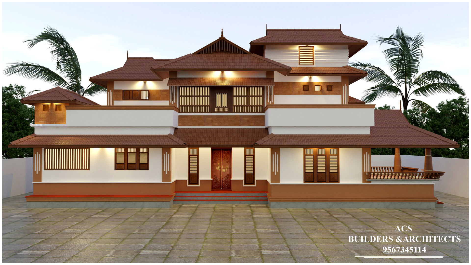 residential house design by Acs builders & Architects