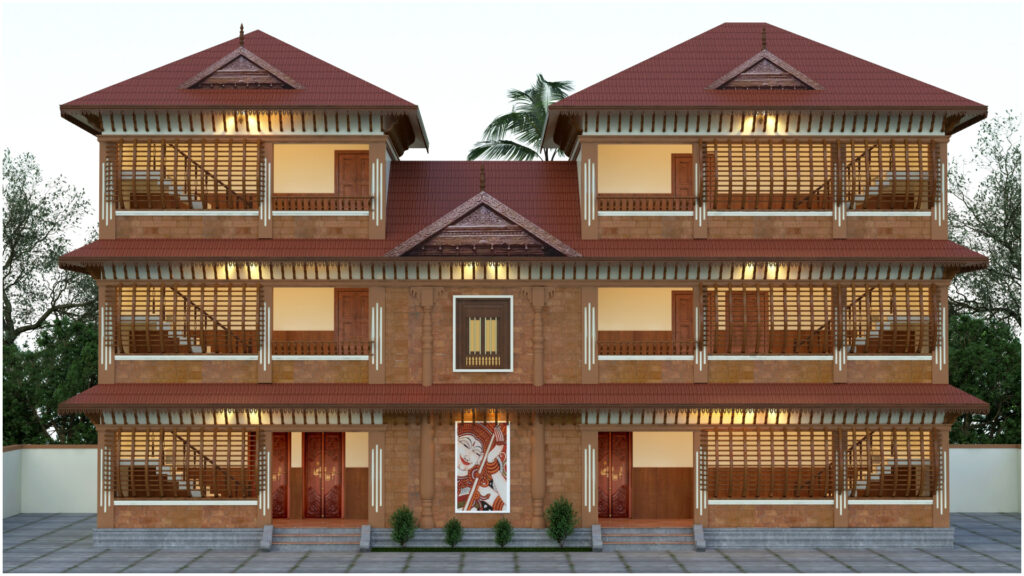 Kerala temple thidapally design by Acs builders and architects